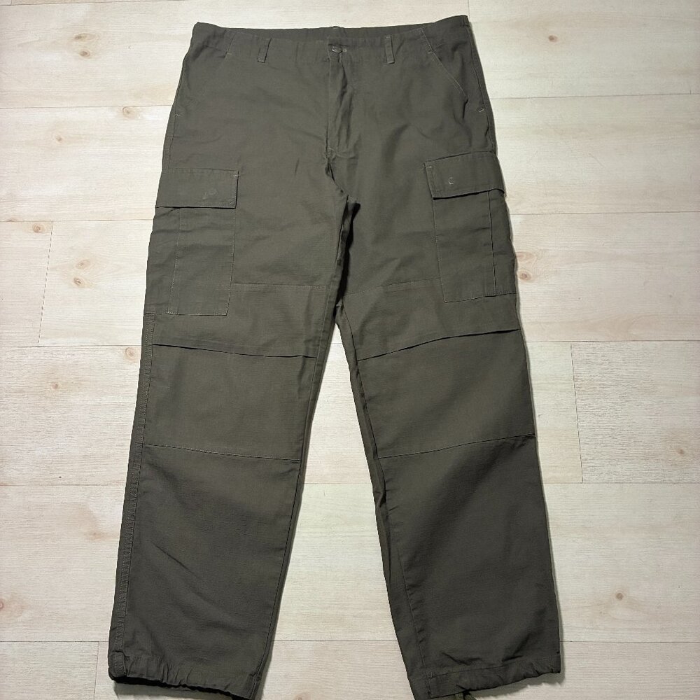 Carhartt WIP Aviation Slim Fit Cargo Pants - Cypress Green - Size L (36-38 W)